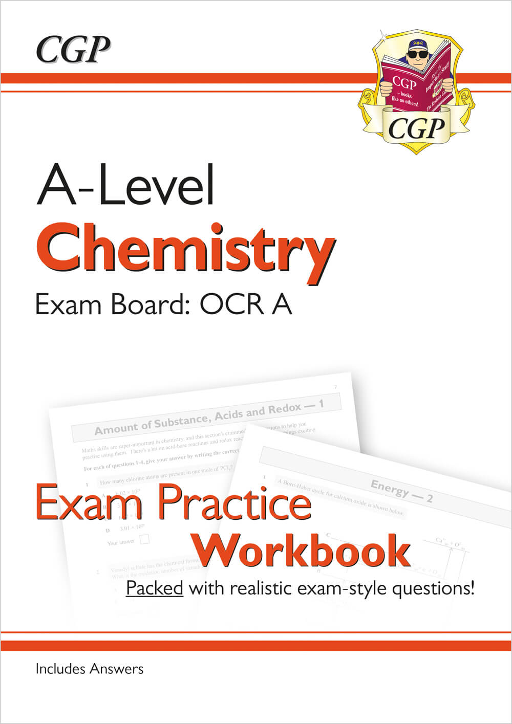 CGP A-Level Chemistry: OCR A Year 1 & 2 Exam Practice Workbook - includes Answers