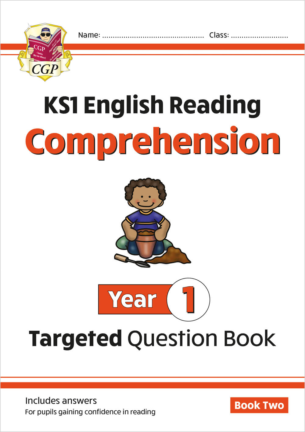 CGP, KS1 English Year 1 Reading Comprehension Targeted Question Book - Book 2 (with Answers)