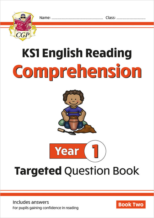 CGP, KS1 English Year 1 Reading Comprehension Targeted Question Book - Book 2 (with Answers)