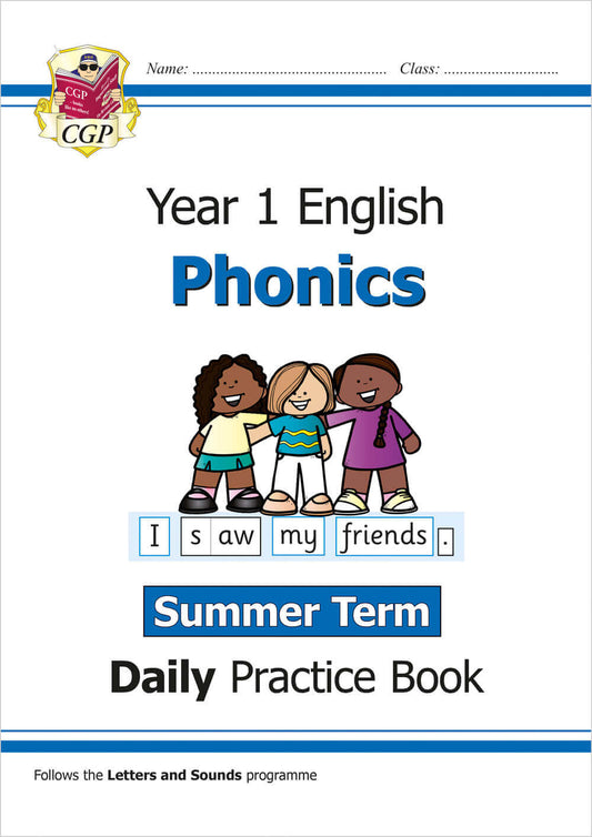 CGP, KS1 Phonics Year 1 Daily Practice Book: Summer Term
