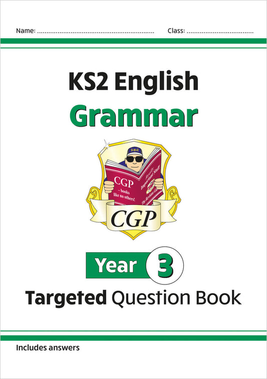 CGP, KS2 English Year 3 Grammar Targeted Question Book (with Answers)