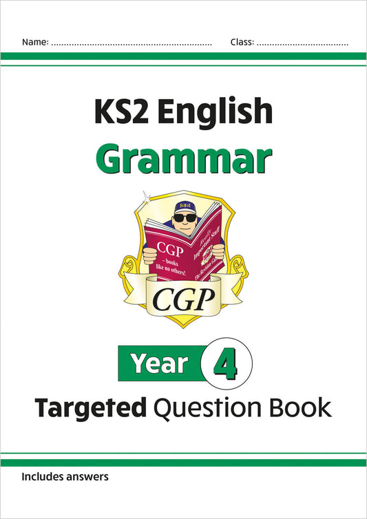 CGP, KS2 English Year 4 Grammar Targeted Question Book (with Answers)