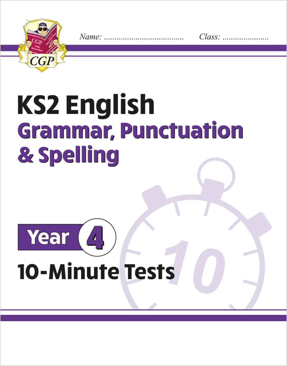 CGP, KS2 Year 4 English 10-Minute Tests: Grammar, Punctuation & Spelling
