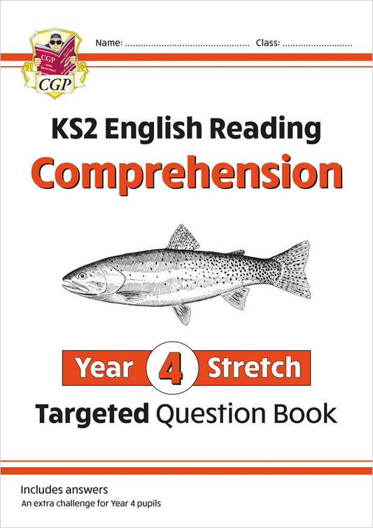 CGP, KS2 English Year 4 Stretch Reading Comprehension Targeted Question Book (+ Ans)