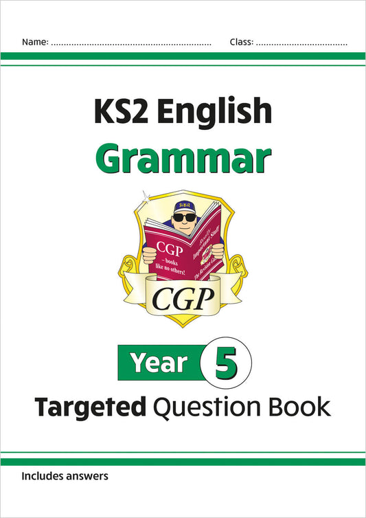 CGP, KS2 English Year 5 Grammar Targeted Question Book (with Answers)