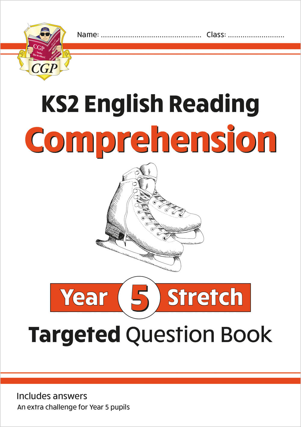 CGP, KS2 English Year 5 Stretch Reading Comprehension Targeted Question Book (+ Ans)