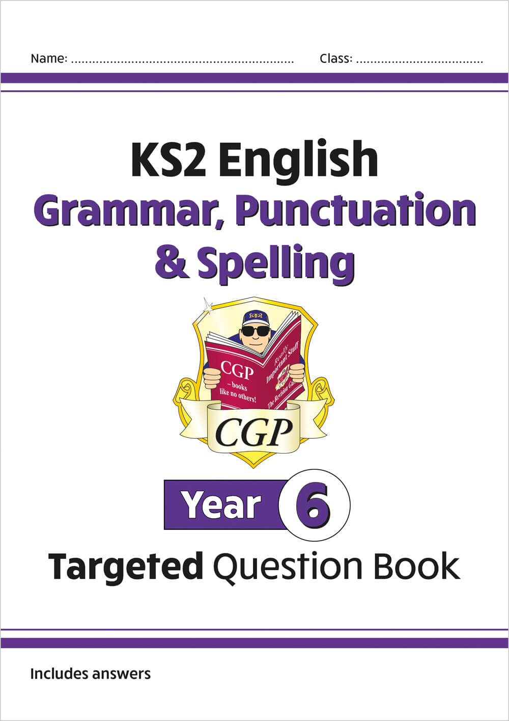 CGP, KS2 English Year 6 Grammar, Punctuation & Spelling Targeted Question Book (with Answers)