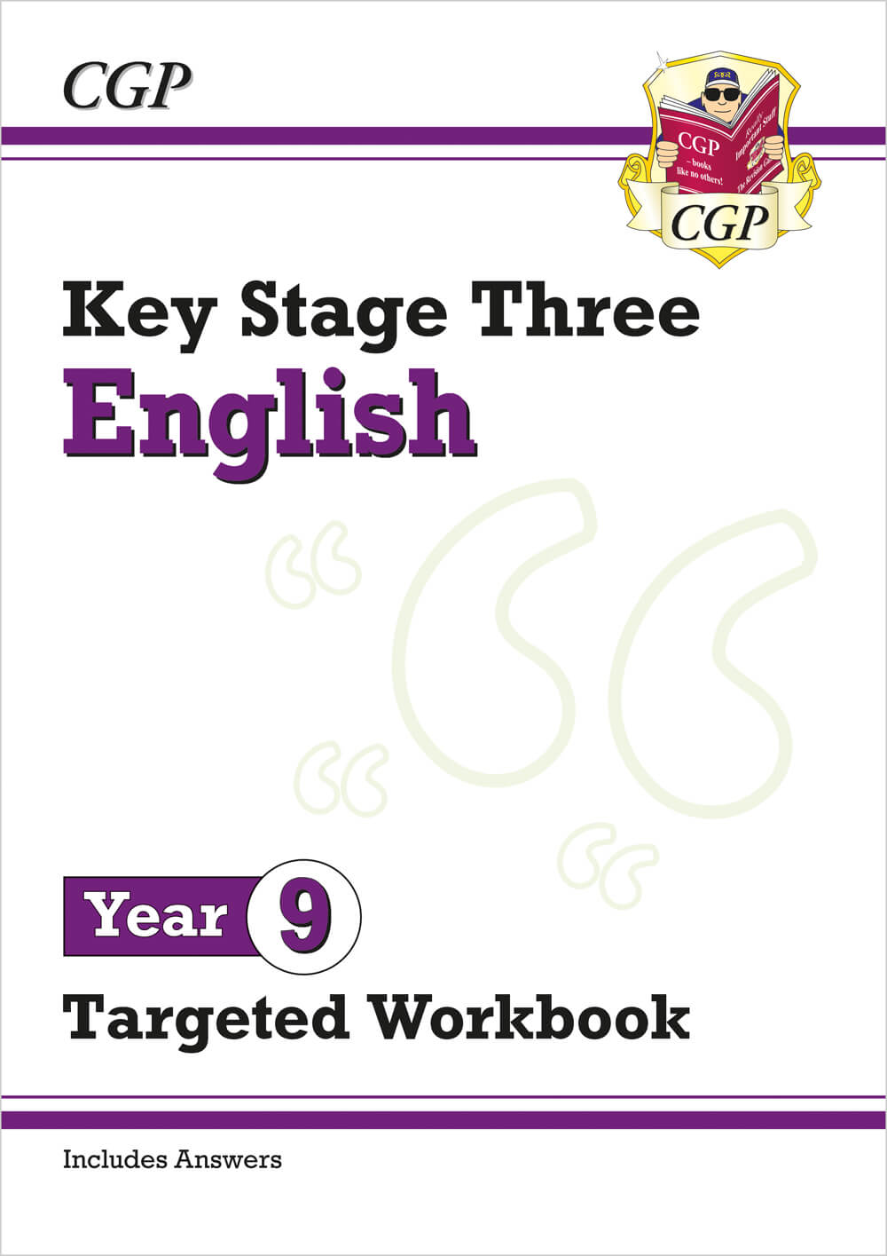 CGP KS3 English Year 9 Targeted Workbook (with answers)