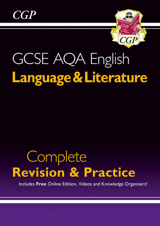 CGP GCSE English Language & Literature AQA Complete Revision & Practice - inc. Online Edn & Videos