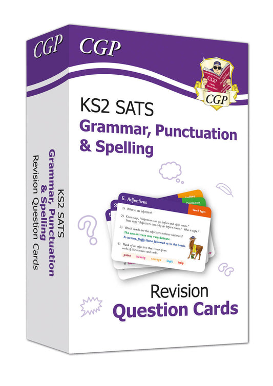 CGP, KS2 English SATS Revision Question Cards: Grammar, Punctuation & Spelling (for the 2025 tests)