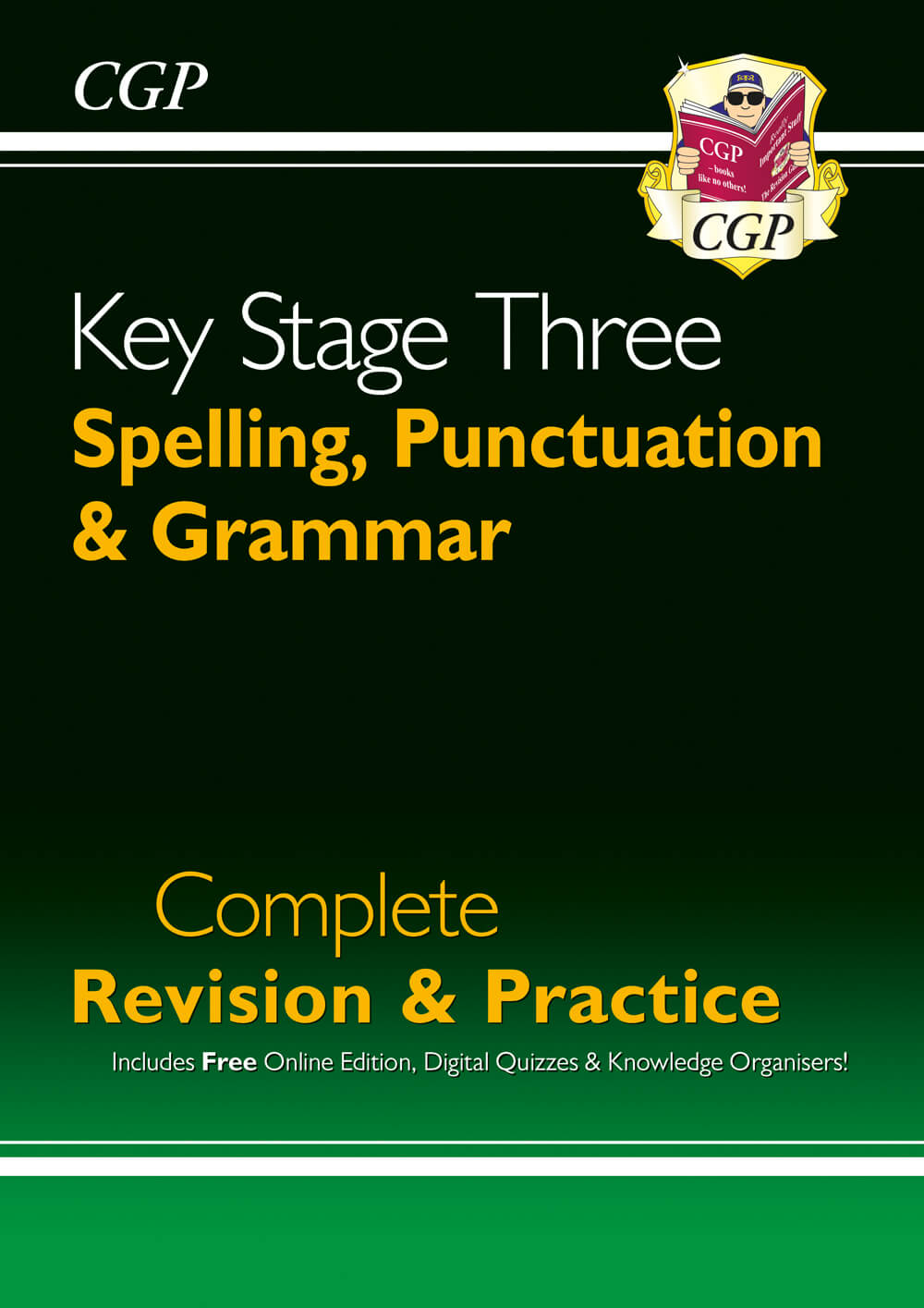 CGP KS3 Spelling, Punctuation & Grammar Complete Revision & Practice (with Online Edition & Quizzes)