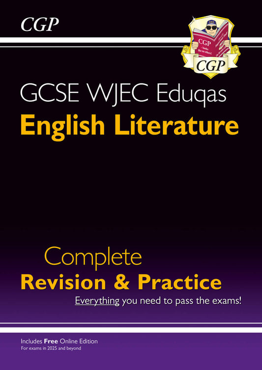 CGP New GCSE English Literature WJEC Eduqas Complete Revision & Practice (with Online Edition)