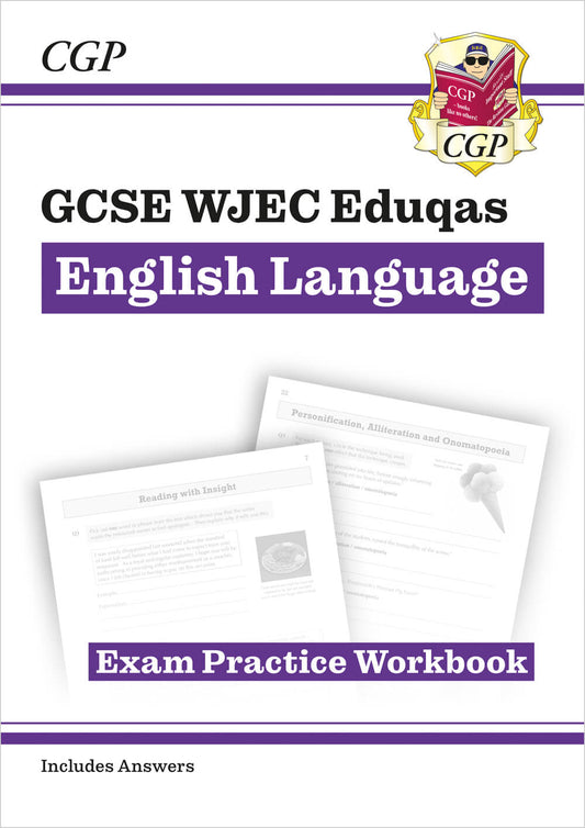 CGP New GCSE English Language WJEC Eduqas Exam Practice Workbook (includes answers)