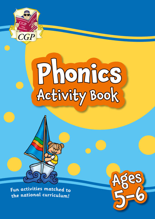 CGP, Phonics Activity Book for Ages 5-6 (Year 1)