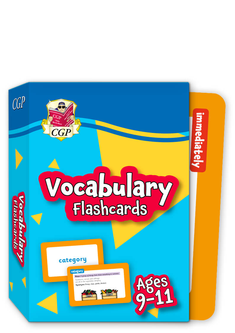CGP, Vocabulary Flashcards for Ages 9-11