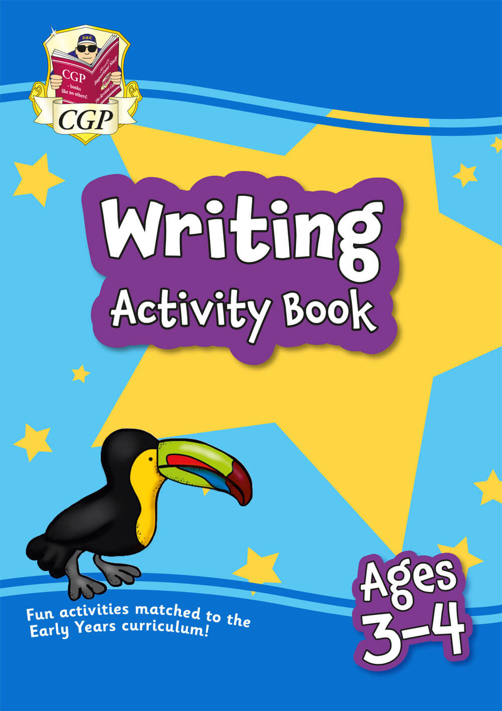 CGP Writing Activity Book for Ages 3-4 (Preschool)