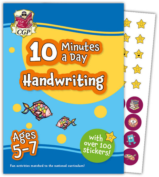 CGP 10 Minutes a Day Handwriting for Ages 5-7 (with reward stickers)