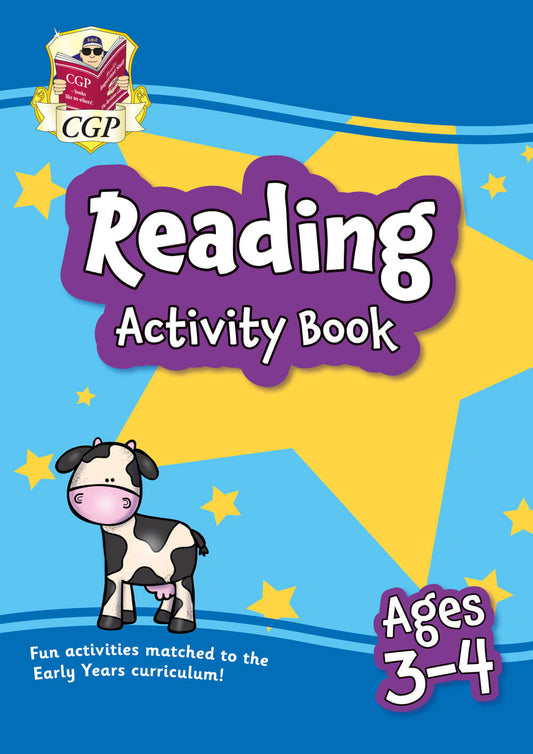 CGP Reading Activity Book for Ages 3-4 (Preschool)