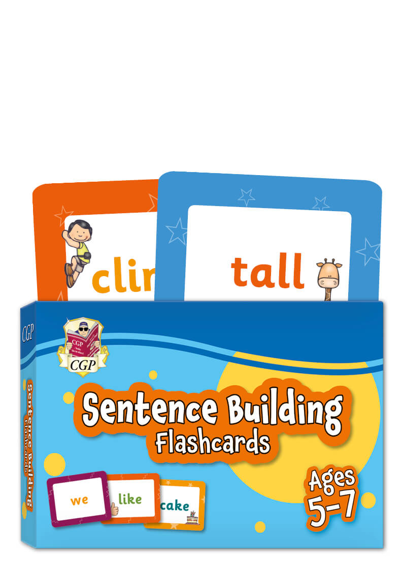 CGP, Sentence Building Flashcards for Ages 5-7