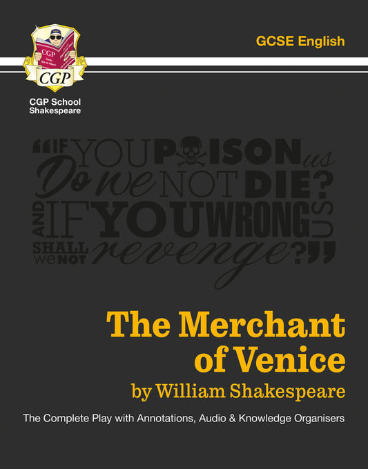 CGP The Merchant of Venice - The Complete Play with Annotations, Audio and Knowledge Organisers