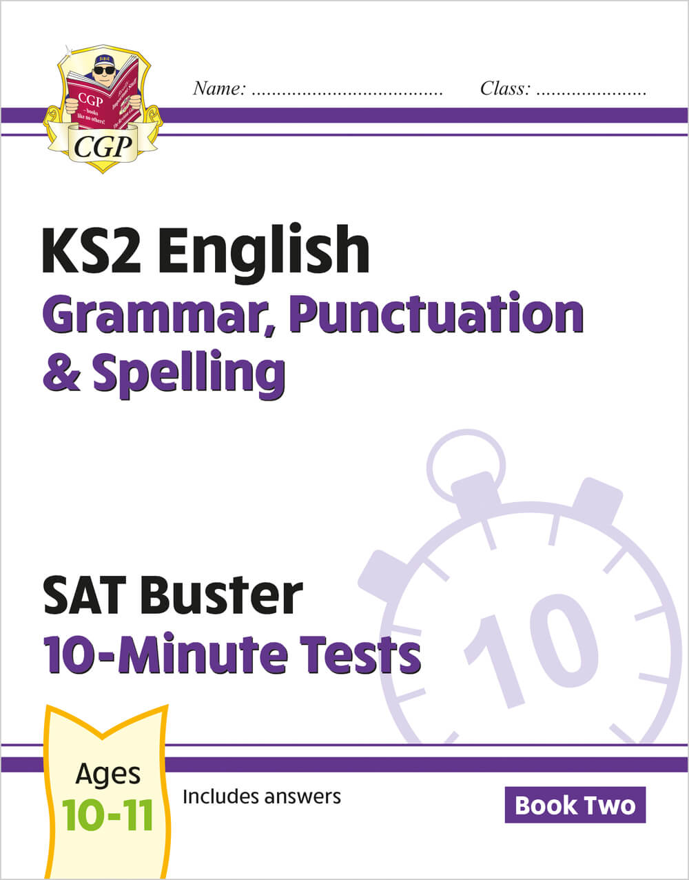 CGP, KS2 English SAT Buster 10-Minute Tests: Grammar, Punctuation & Spelling - Book 2 (for 2025)