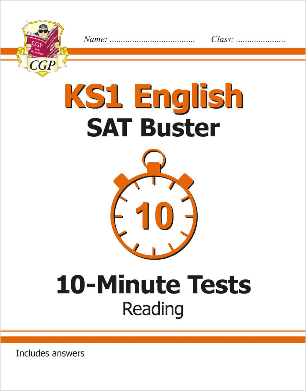 CGP, KS1 English SAT Buster 10-Minute Tests: Reading (for end of year assessments)