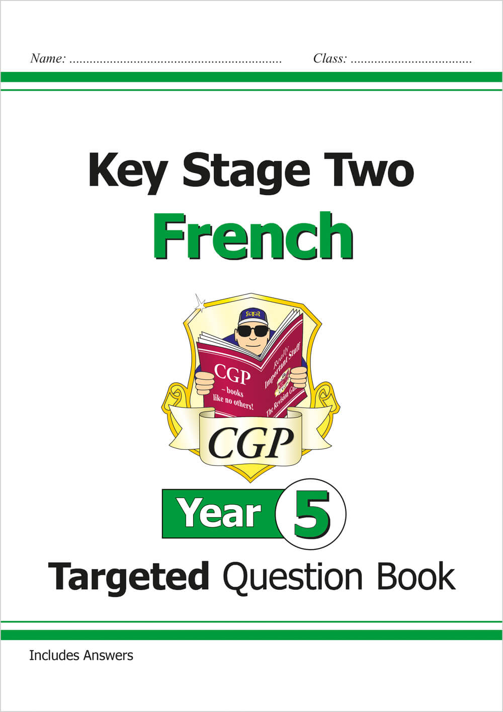 CGP, KS2 French Year 5 Targeted Question Book (with Free Online Audio)