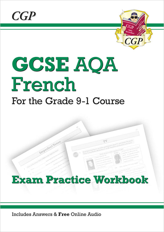 CGP GCSE French AQA Exam Practice Workbook: includes Answers & Online Audio (For exams in 2025)