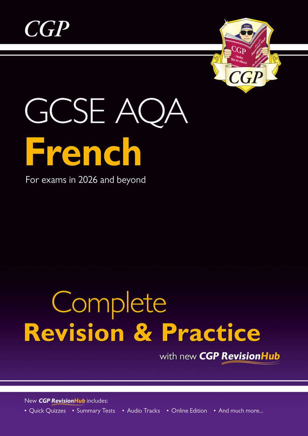 CGP New GCSE French AQA Complete Revision & Practice with CGP RevisionHub (for exams from 2026)