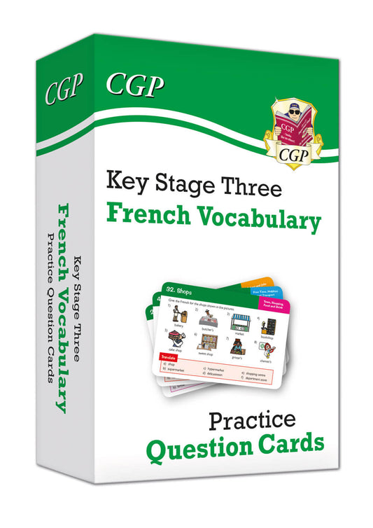 CGP KS3 French: Vocabulary Practice Question Cards
