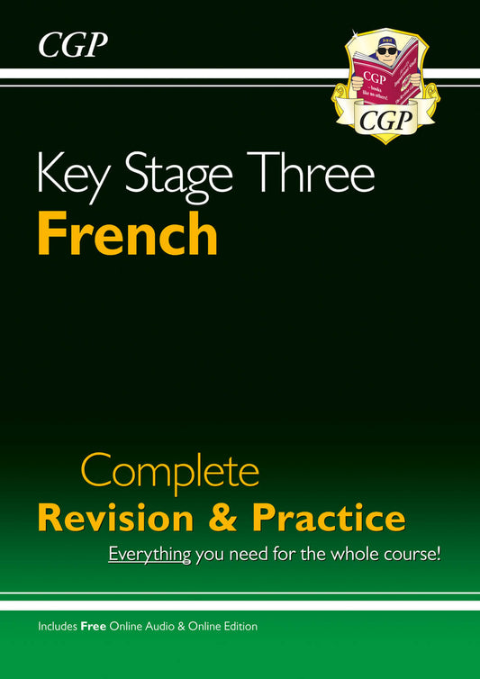 CGP KS3 French Complete Revision & Practice (with Free Online Edition & Audio)