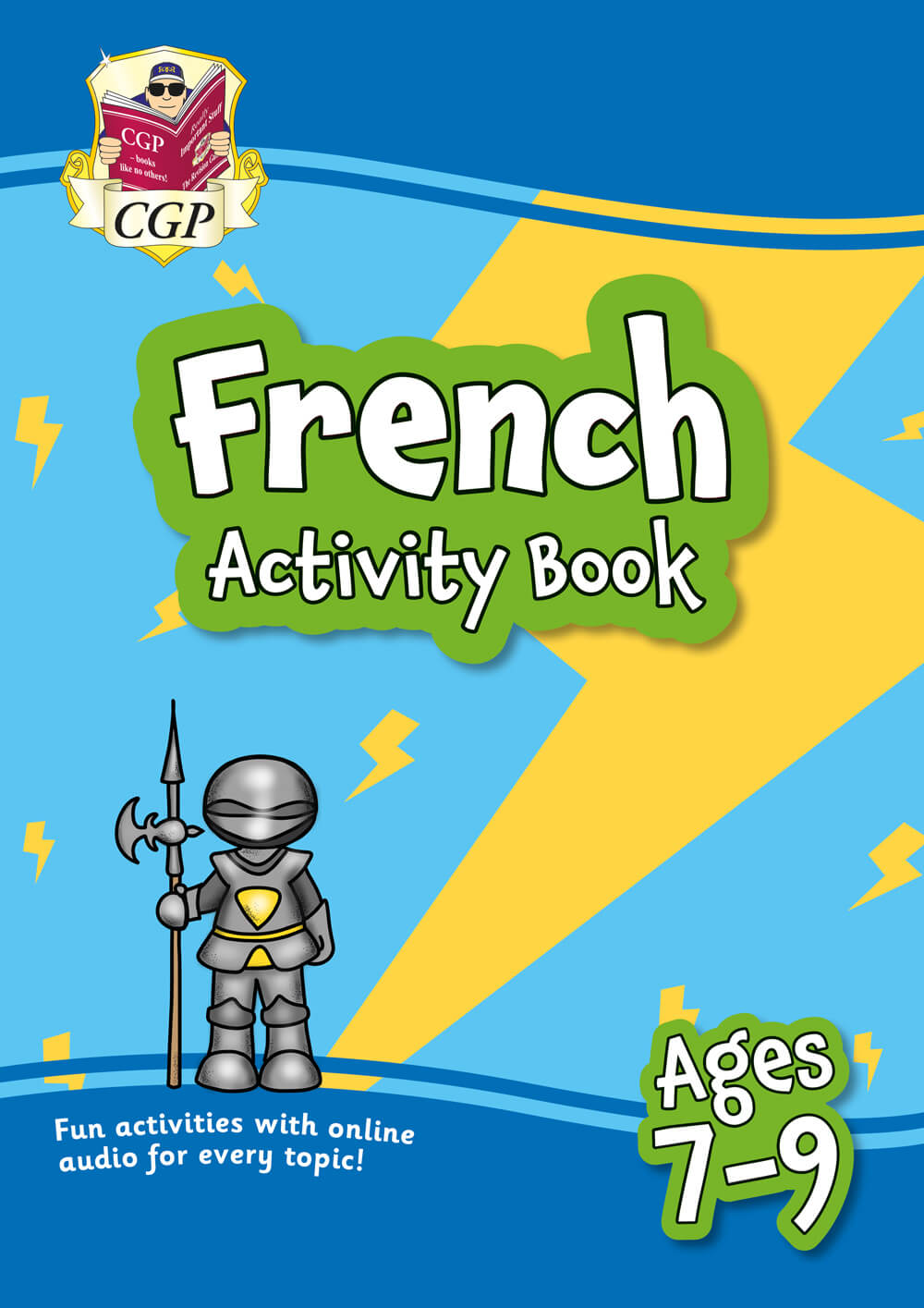 CGP, French Activity Book for Ages 7-9 (with Online Audio)