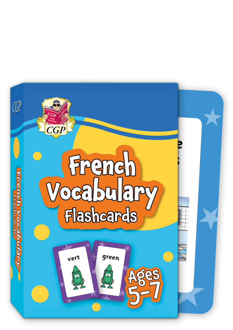 CGP, French Vocabulary Flashcards for Ages 5-7 (with Free Online Audio)