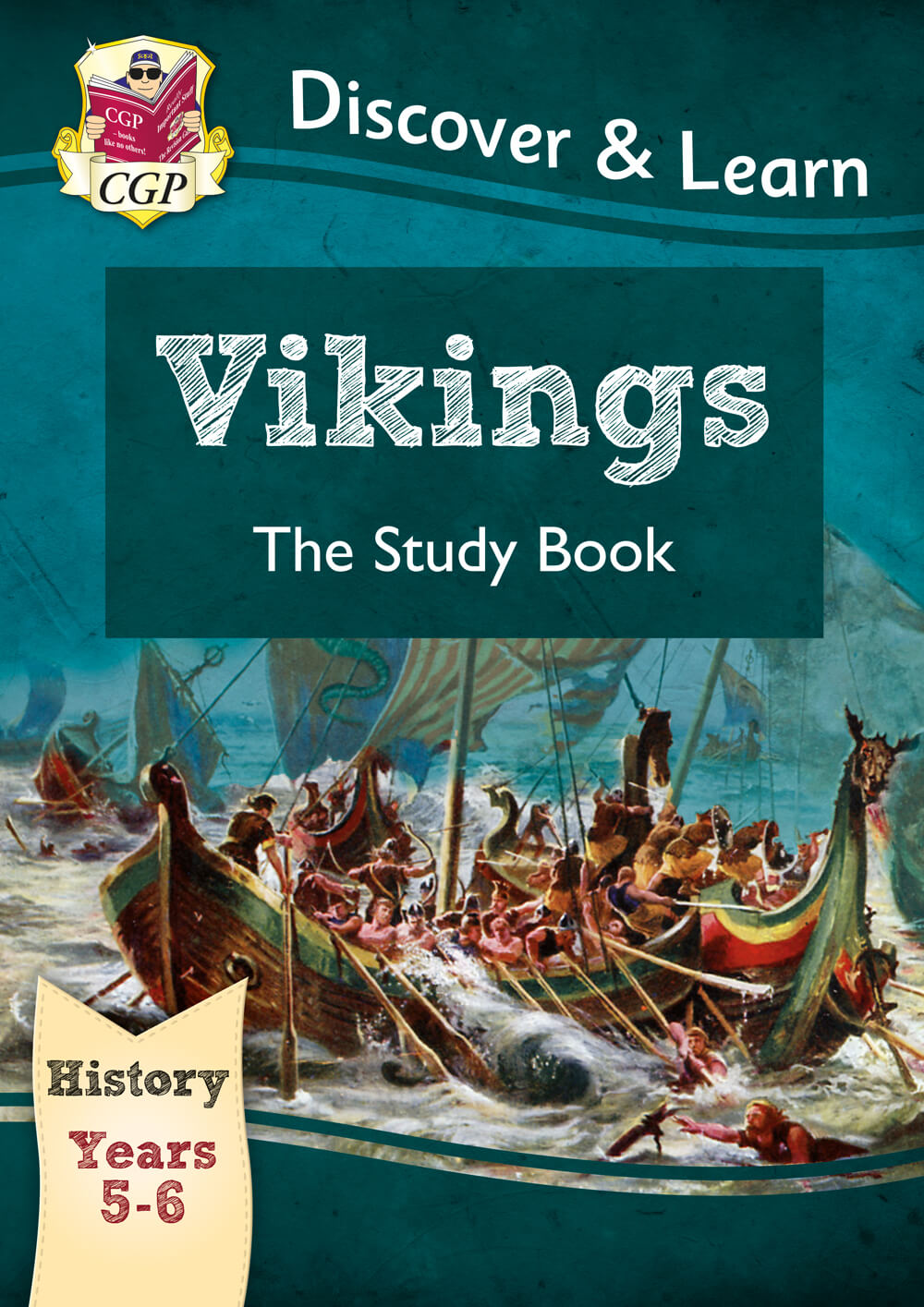 CGP, KS2 History Discover & Learn: Vikings Study Book (Years 5 & 6)