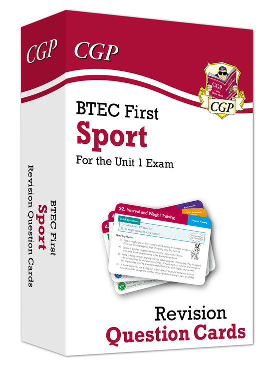 CGP BTEC First in Sport: Revision Question Cards