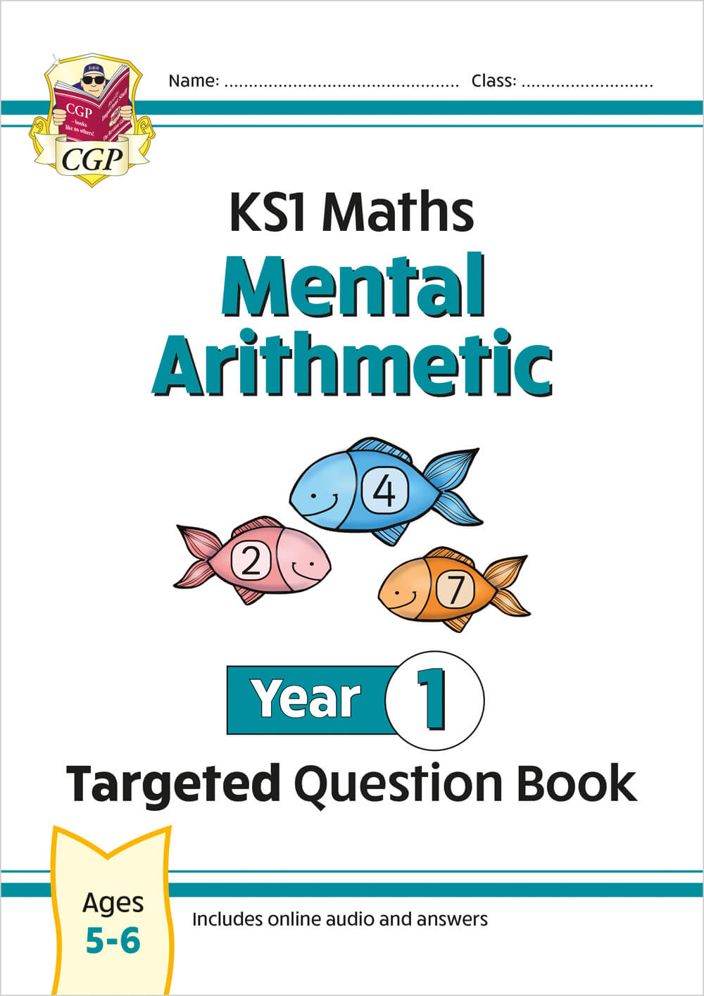 CGP KS1 Maths Year 1 Mental Arithmetic Targeted Question Book (includes Online Answers & Audio Tests)