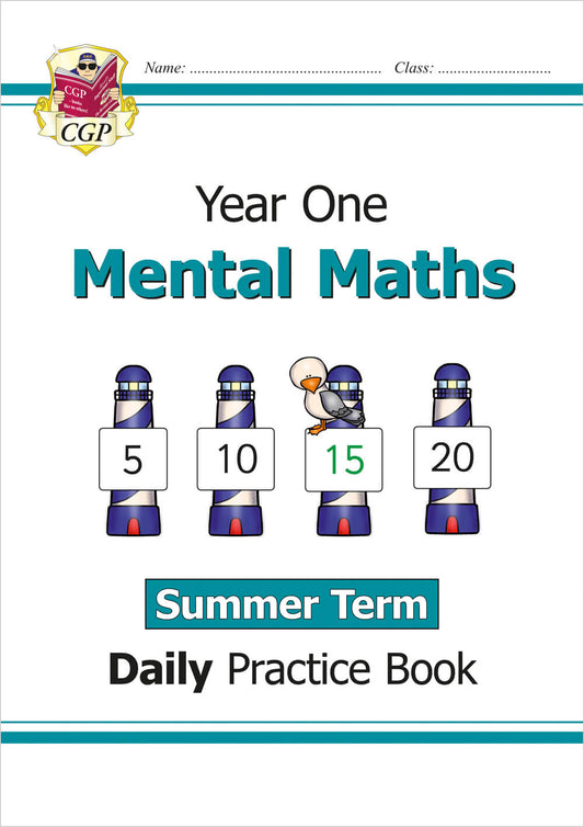 CGP, KS1 Mental Maths Year 1 Daily Practice Book: Summer Term