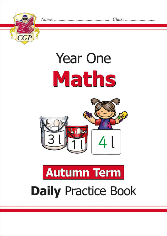 CGP, KS1 Maths Year 1 Daily Practice Book: Autumn Term