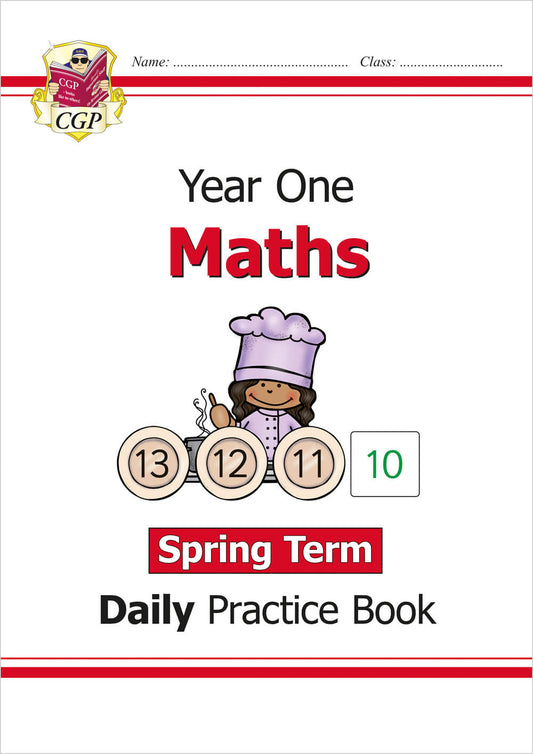 CGP, KS1 Maths Year 1 Daily Practice Book: Spring Term