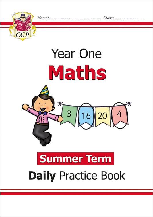 CGP, KS1 Maths Year 1 Daily Practice Book: Summer Term