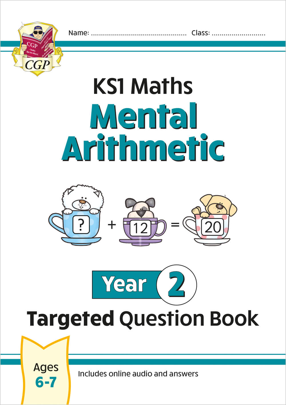 CGP KS1 Maths Year 2 Mental Arithmetic Targeted Question Book (includes Online Answers & Audio Tests)