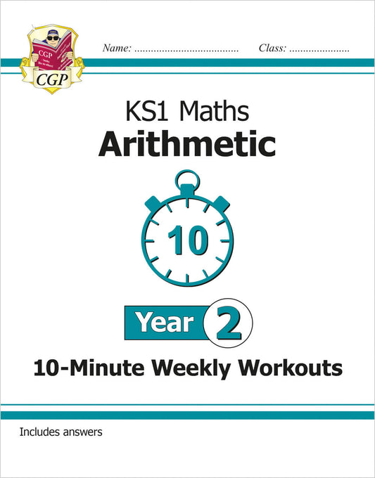 CGP, KS1 Year 2 Maths 10-Minute Weekly Workouts: Arithmetic