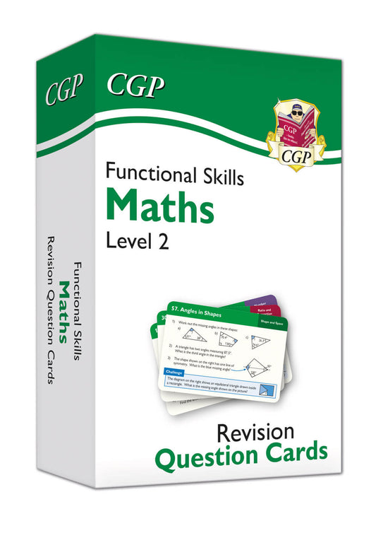 CGP Functional Skills Maths Revision Question Cards - Level 2