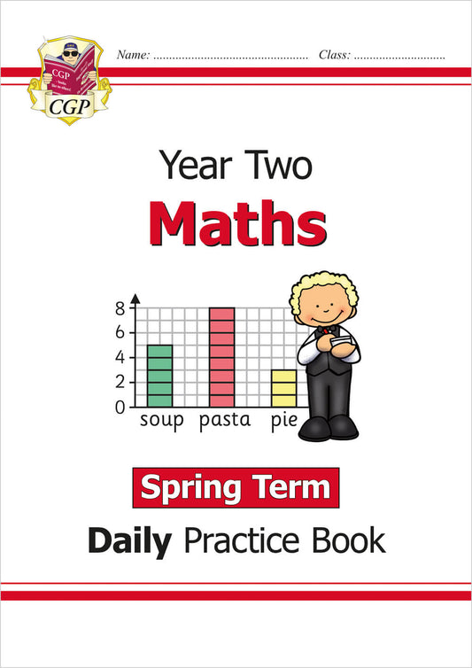 CGP, KS1 Maths Year 2 Daily Practice Book: Spring Term