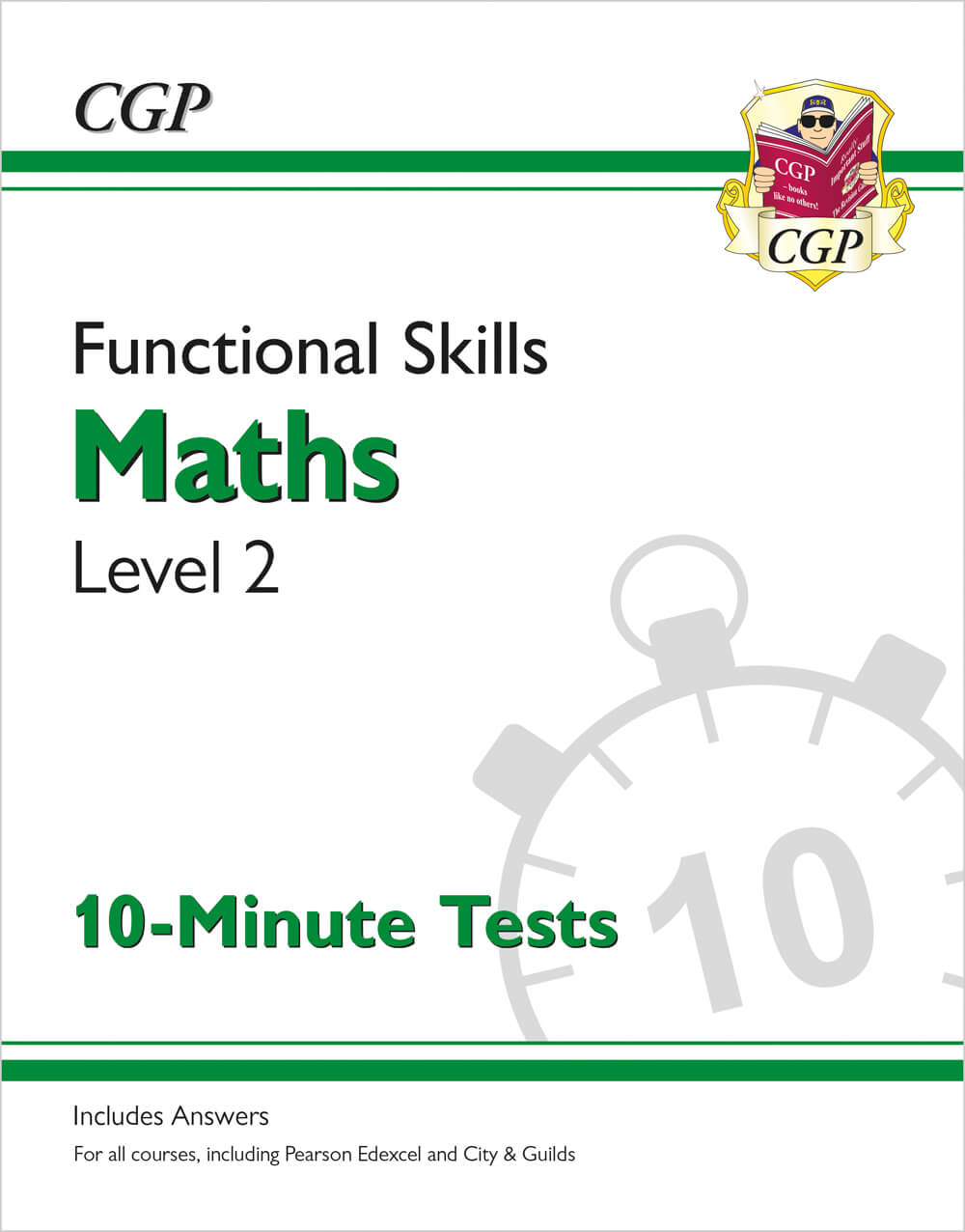 CGP Functional Skills Maths Level 2 - 10 Minute Tests