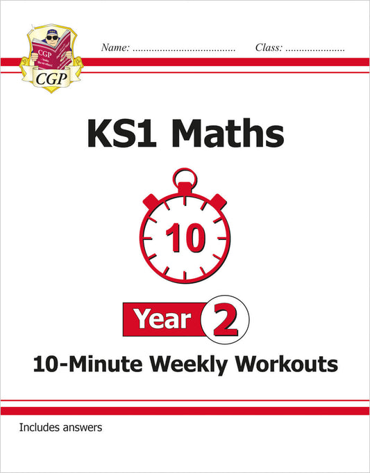 CGP, KS1 Year 2 Maths 10-Minute Weekly Workouts