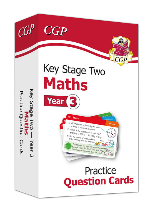 CGP, KS2 Maths Year 3 Practice Question Cards