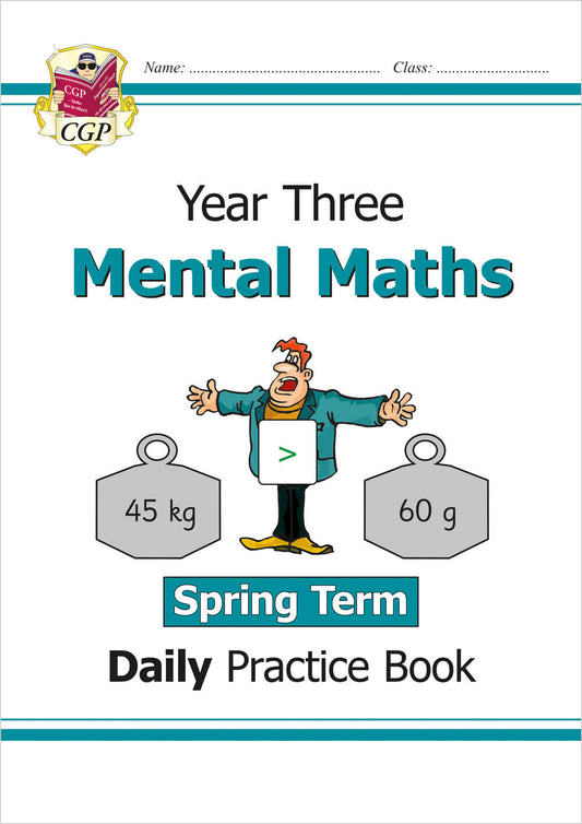 CGP, KS2 Mental Maths Year 3 Daily Practice Book: Spring Term
