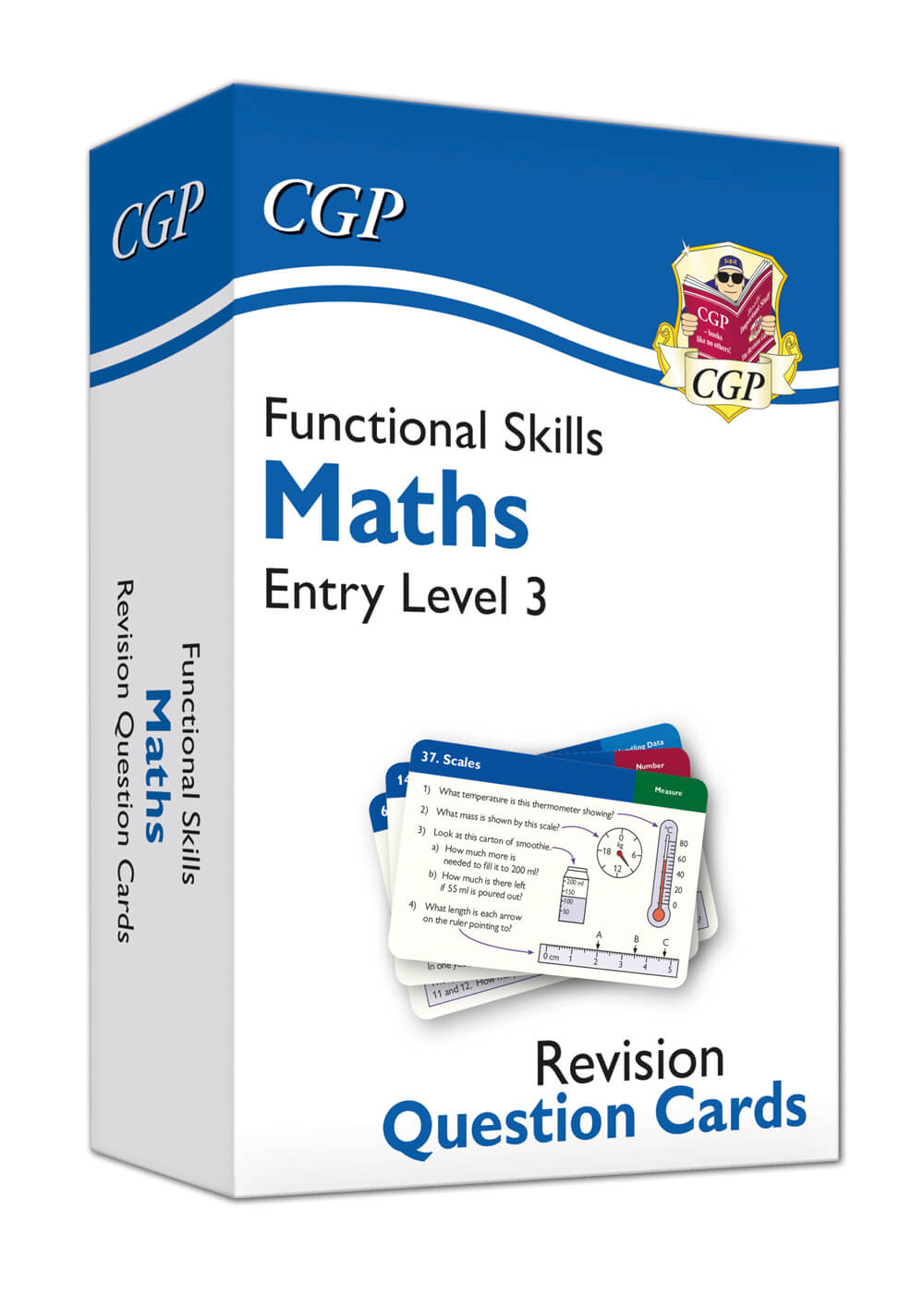 CGP Functional Skills Maths Revision Question Cards - Entry Level 3