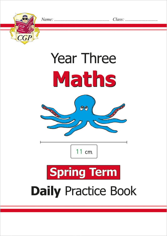 CGP, KS2 Maths Year 3 Daily Practice Book: Spring Term